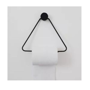 Black Matte Toilet Paper Holder Home
